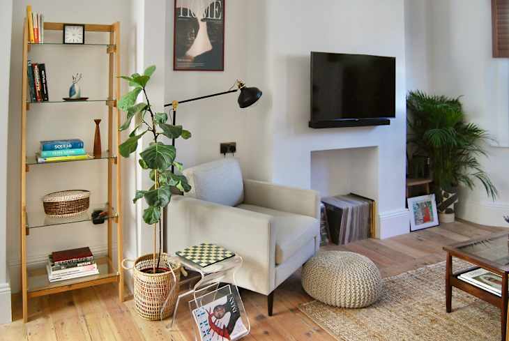 Vasagle floor lamp with shelves cheap